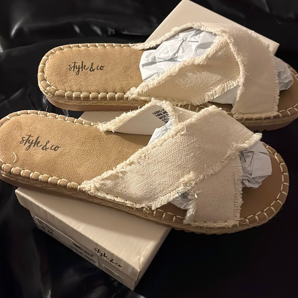 Style & Co Womans Slide Sandal - Picture 1 of 4